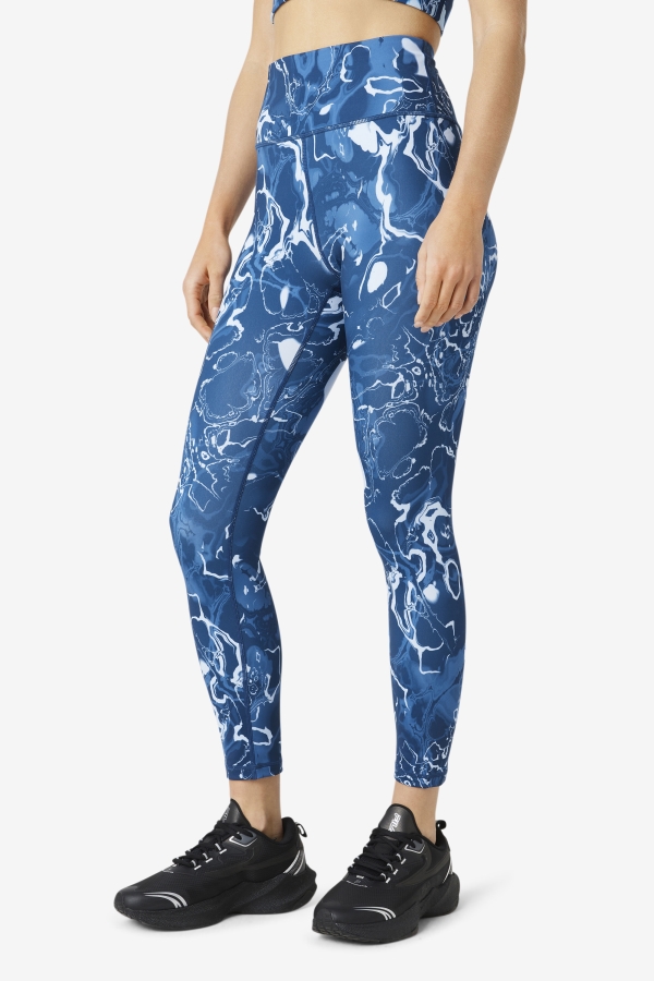 Fila Forza Sleek 7-8 Leggings Navy Marble