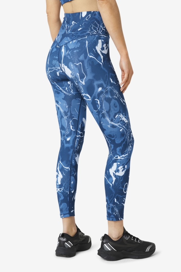 Fila Forza Sleek 7-8 Leggings Navy Marble