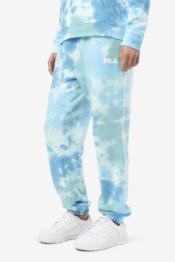 White-Splish-All-Latigo Bay Raleigh Tie Dye Jogger Fila