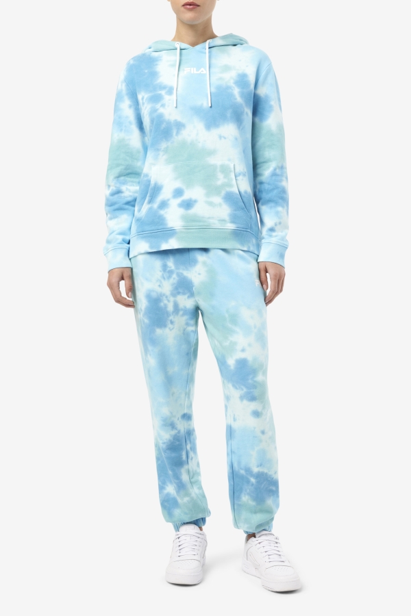 White-Splish-All-Latigo Bay Raleigh Tie Dye Jogger Fila