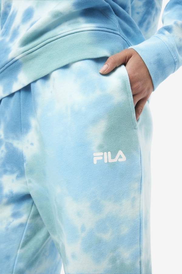White-Splish-All-Latigo Bay Raleigh Tie Dye Jogger Fila