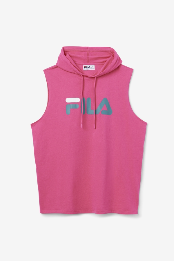 Zany Sleeveless Hoodie Purple-Yellow-Navy Fila