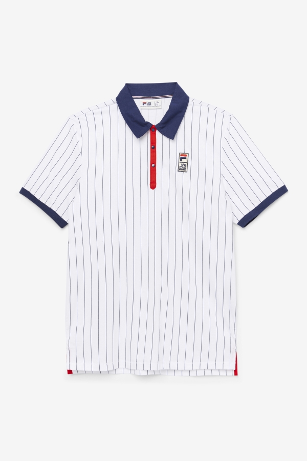 Fila White-Peacoat-Red FILA x The Museum BB1 Polo