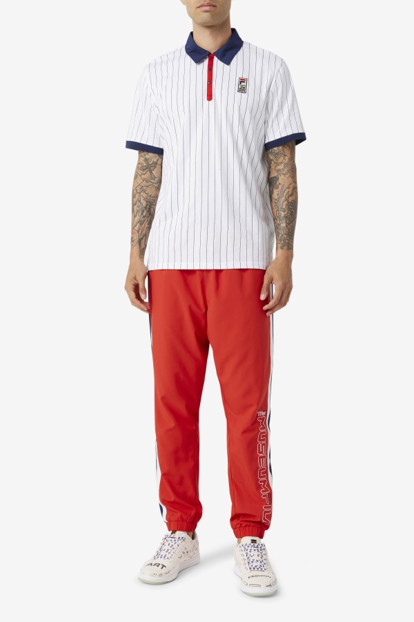 Fila White-Peacoat-Red FILA x The Museum BB1 Polo