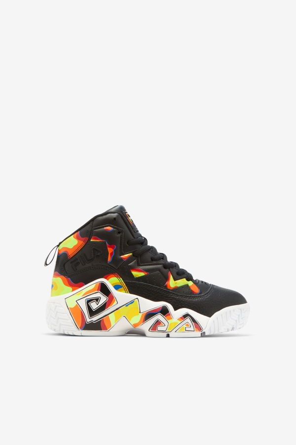 Black-Red Orange-Red Fila Big Kids' MB