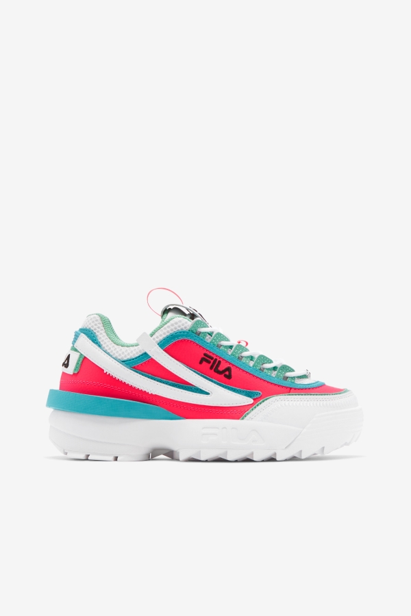 Women\'s Disruptor 2 Exp Fila White-Diva Pink-Blue