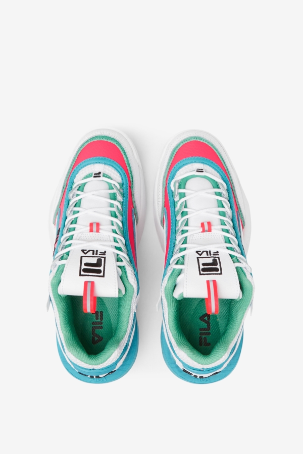 Women\'s Disruptor 2 Exp Fila White-Diva Pink-Blue