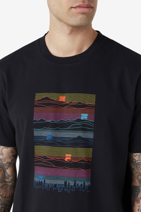 Black Nadee Tee Fila