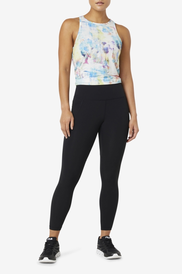 Tie Dye Fila Fi-Lux Open Back Tank Top