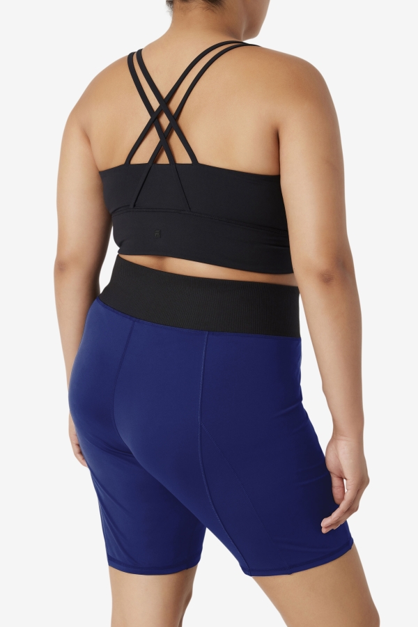 Navy Peony-Black Forza 8\" Texture Bike Short Fila
