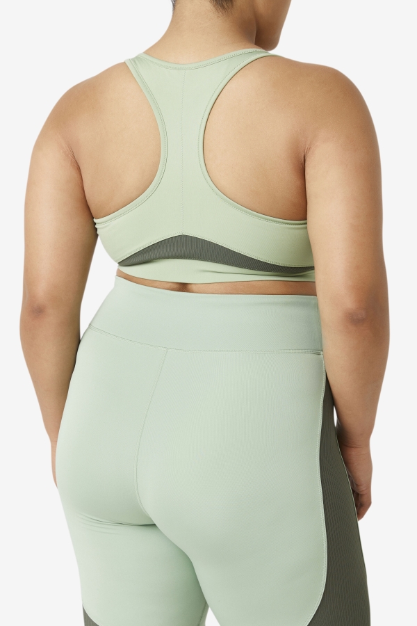 Uplift Racerback Sports Bra Basil-Thyme Fila