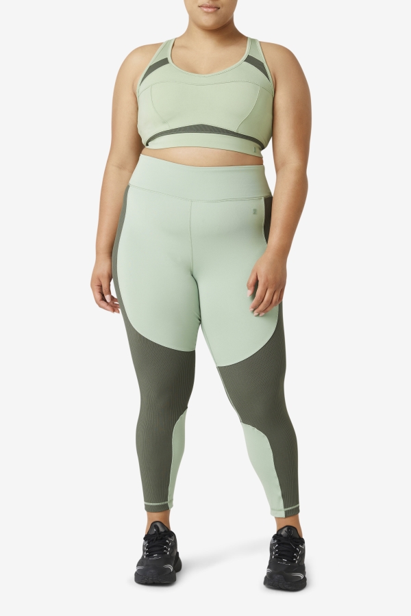 Uplift Racerback Sports Bra Basil-Thyme Fila