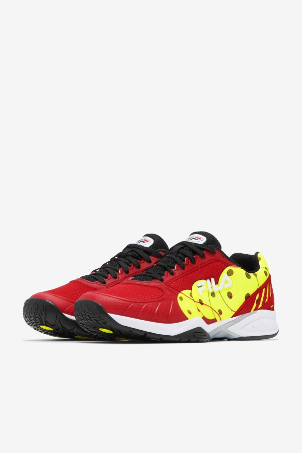Red-Black-Yellow Men\'s Volley Zone Fila