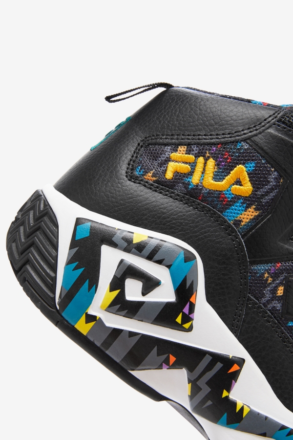 Men\'s MB Fila Black-June Bug-Saffron