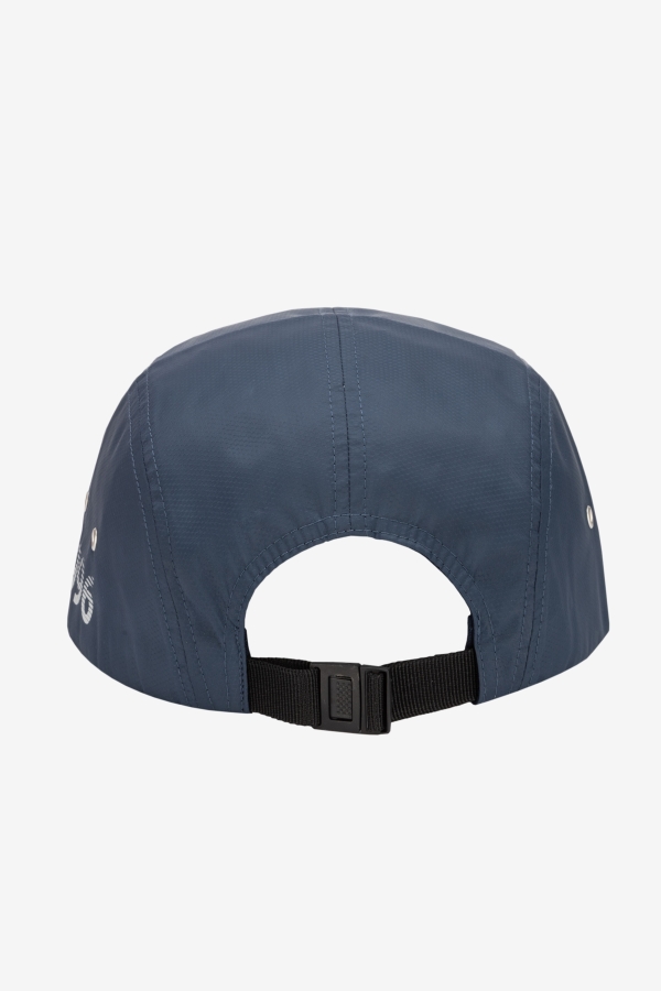 Navy-Cherry Tomato Fila 5 Panel Camper Hat