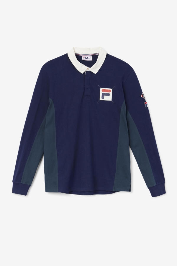 Filmore Rugby Navy-Teal-Egret Fila