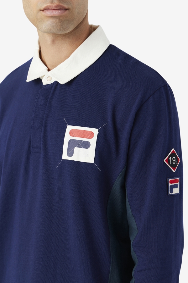 Filmore Rugby Navy-Teal-Egret Fila