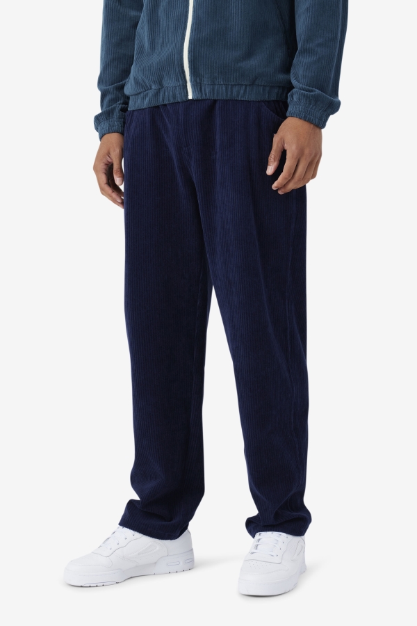 Pryor Velour Pant Navy Fila