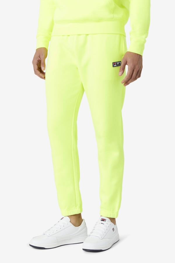 Yellow-Black Fila Garin Jogger
