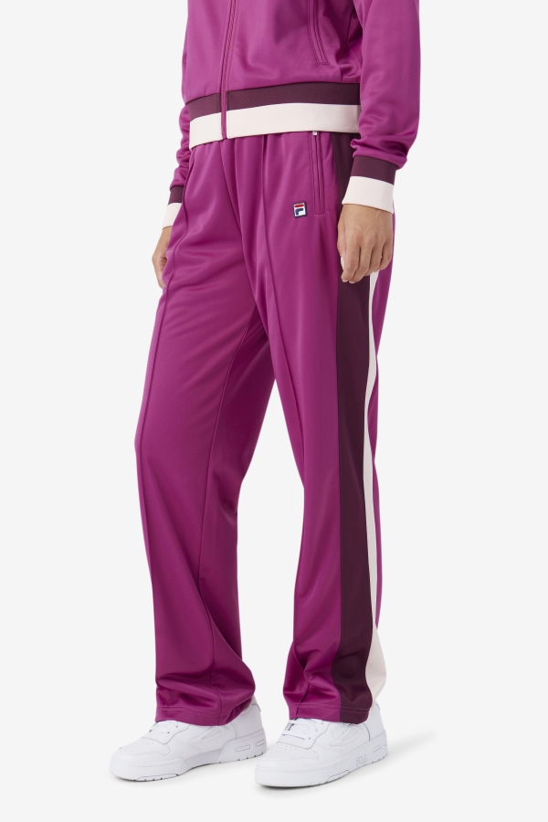 Rouge-Grape Wine-Potpourri Fila Sandy Track Pant