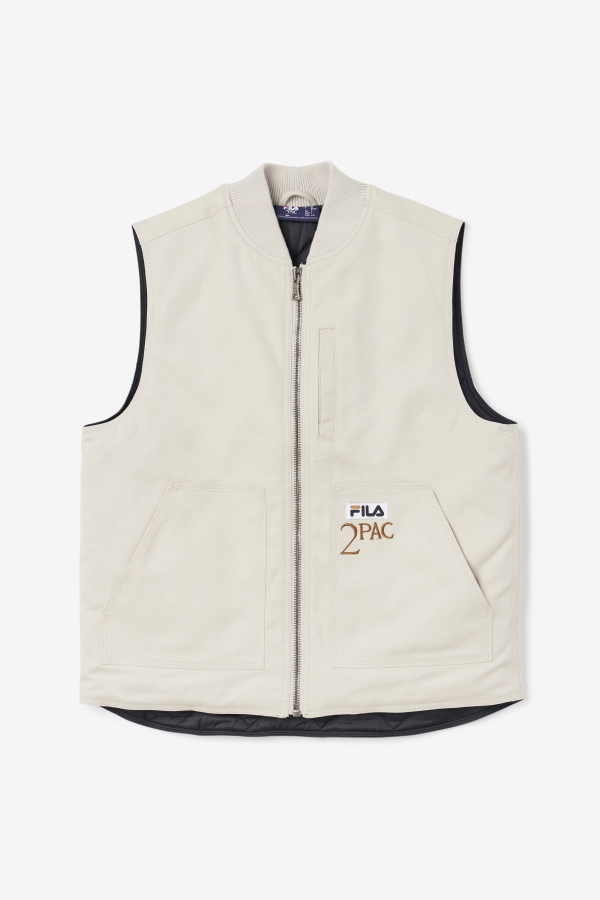 Dove-Black Fila 2Pac Vest