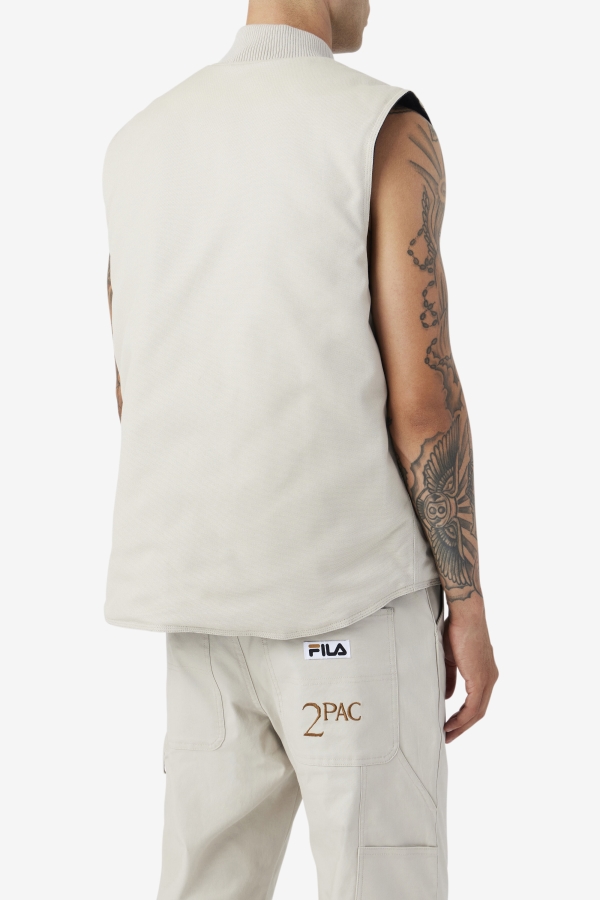Dove-Black Fila 2Pac Vest