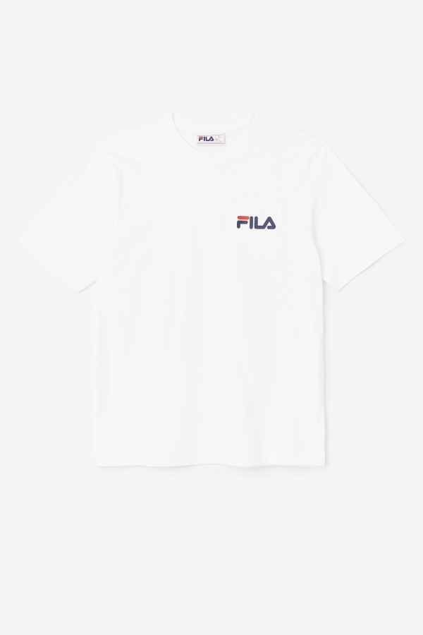 White Curtis Pocket Tee Fila