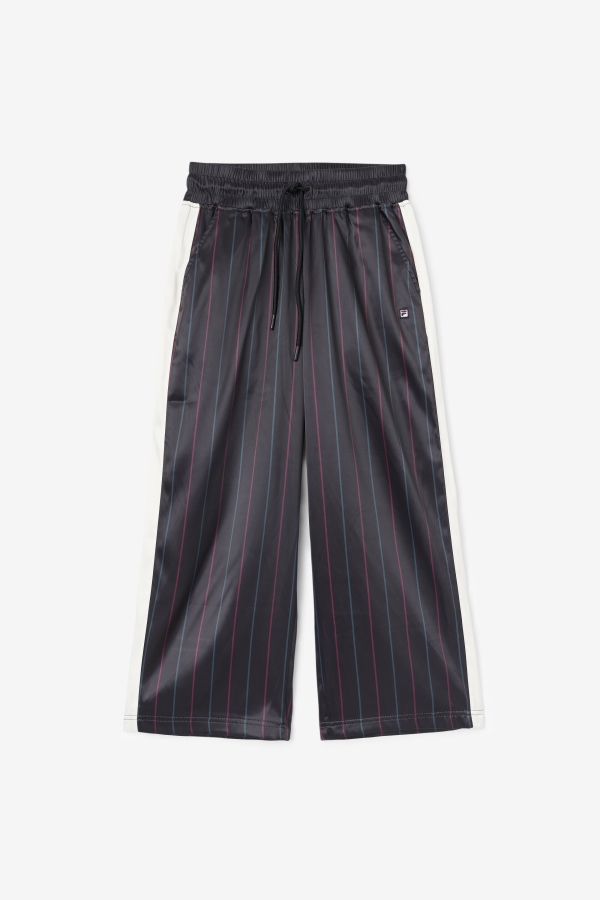 Black-Tofu Fila Aviana Cropped Satin Pant