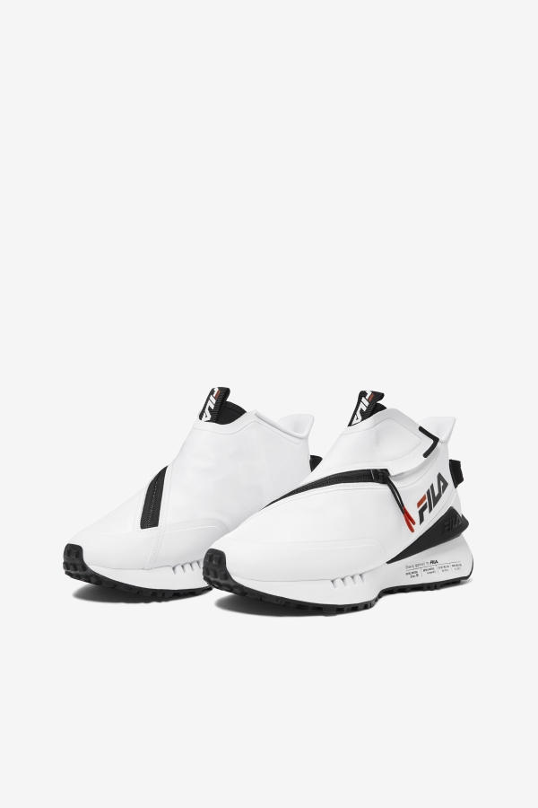 Women\'s Space Runner White-Black-Red Fila