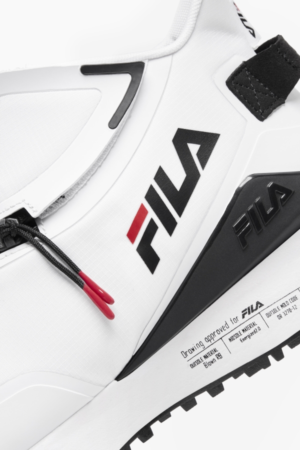 Women\'s Space Runner White-Black-Red Fila