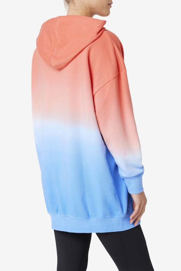 Destiny Oversized Hoodie Orange-Charisma-Cayenne Fila