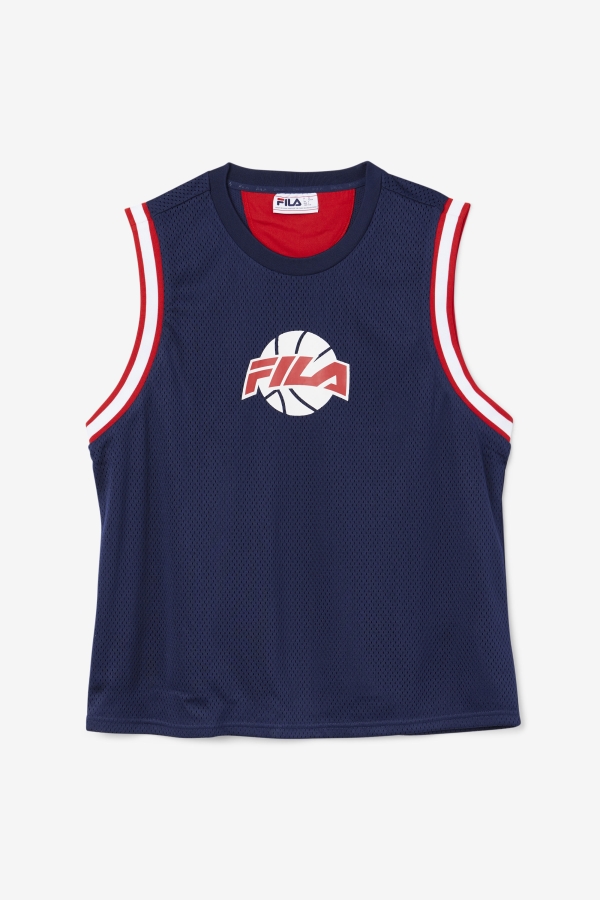 Ovi Basketball Jersey Fila Navy-Red-White