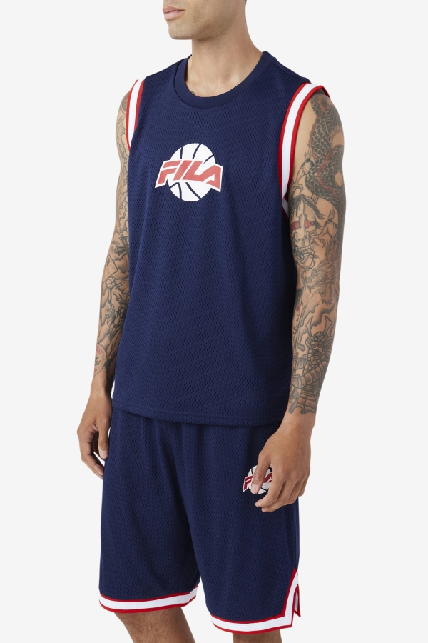 Ovi Basketball Jersey Fila Navy-Red-White