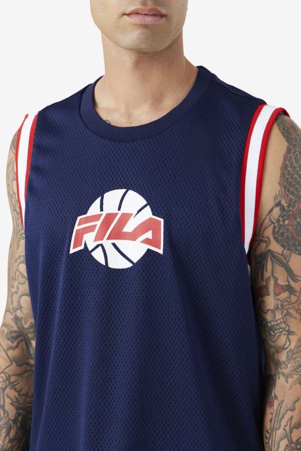 Ovi Basketball Jersey Fila Navy-Red-White