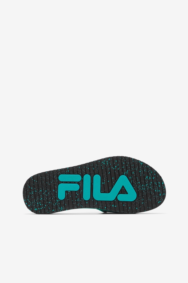 Men\'s Lunar Slide Fila Black-Pink Glow-Ceramic