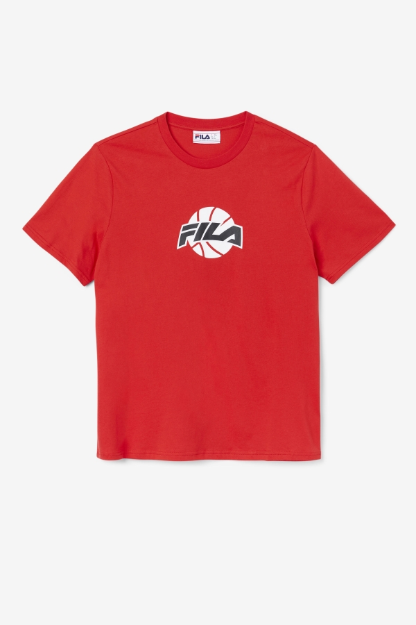 Nomi Tee Fila Red-White-Black