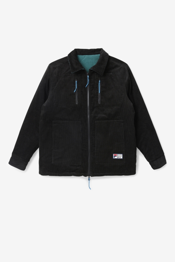 Black-June Bug Crank Reversible Jacket Fila