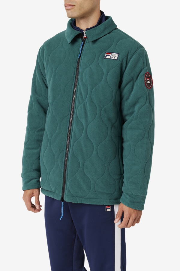 Black-June Bug Crank Reversible Jacket Fila