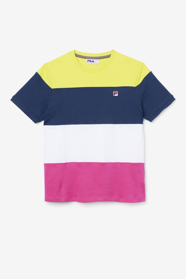 Fila Navy-White-Yellow Serve Crew