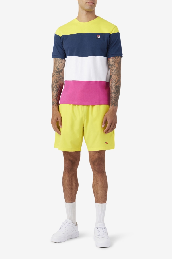 Fila Navy-White-Yellow Serve Crew