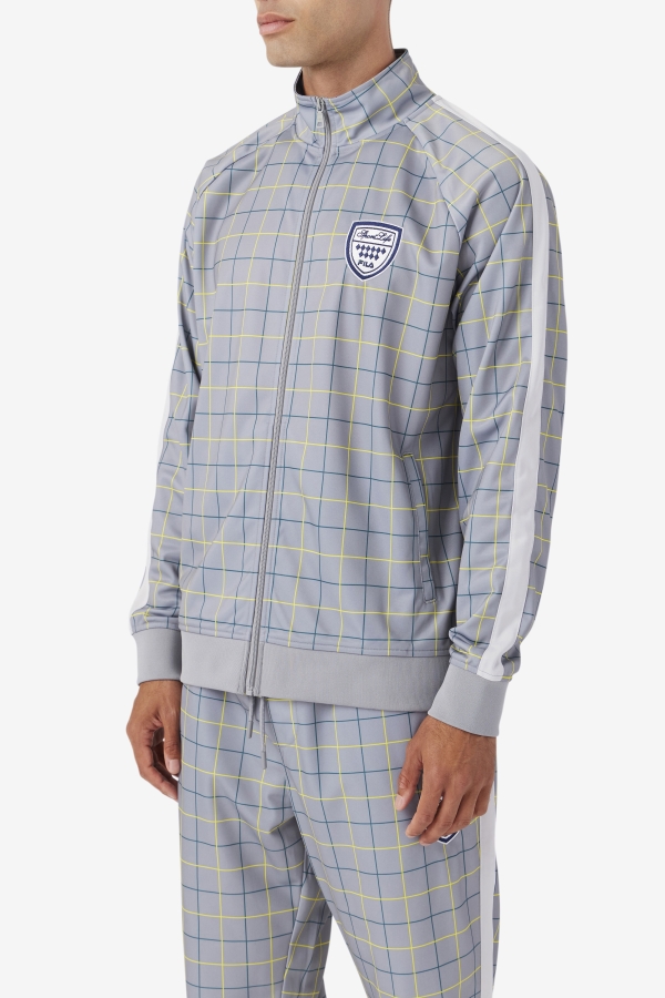 Fila Oshan Track Jacket Monument-Stone-June Bug