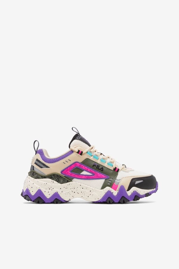 Gardenia-Thyme-Purple Fila Women's Oakmont Tr