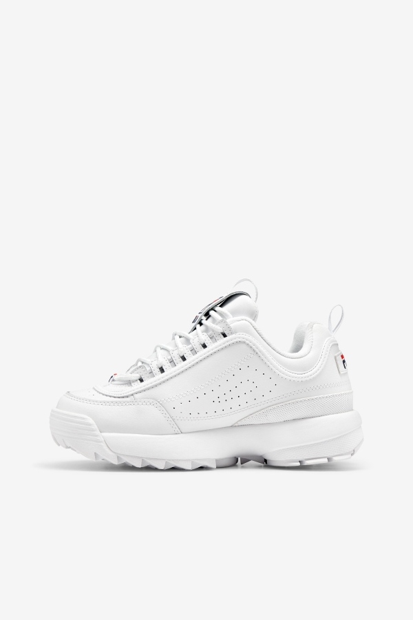 Women\'s Disruptor 2 Premium Fila White-Navy-Red