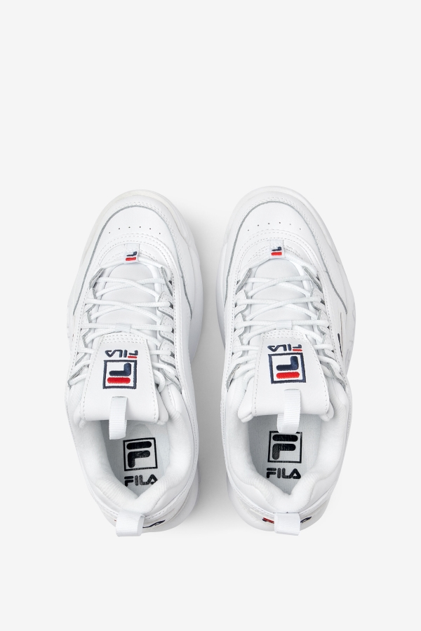 Women\'s Disruptor 2 Premium Fila White-Navy-Red