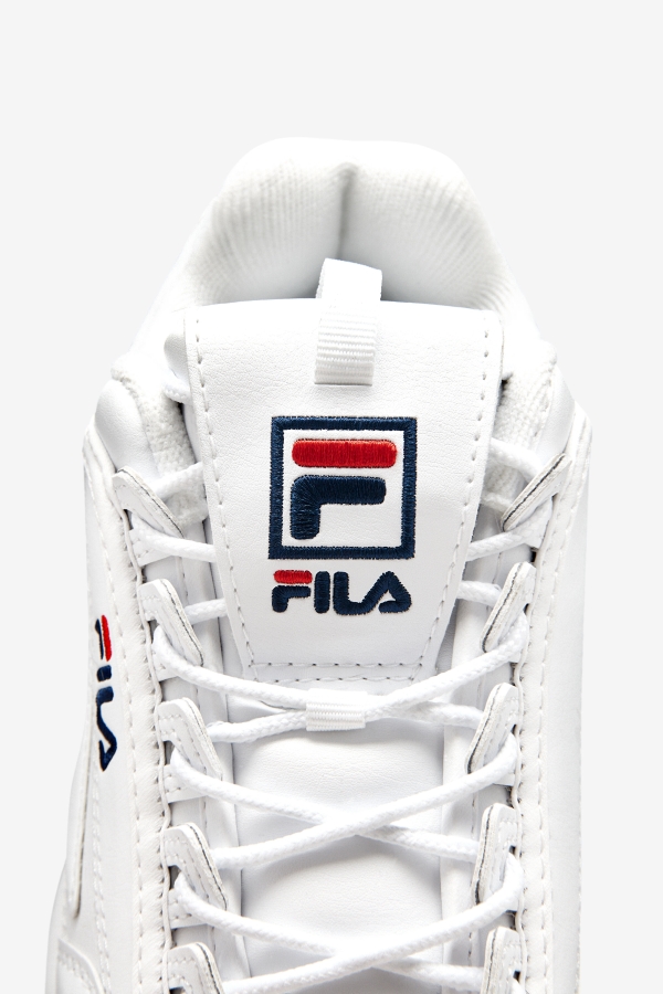 Women\'s Disruptor 2 Premium Fila White-Navy-Red