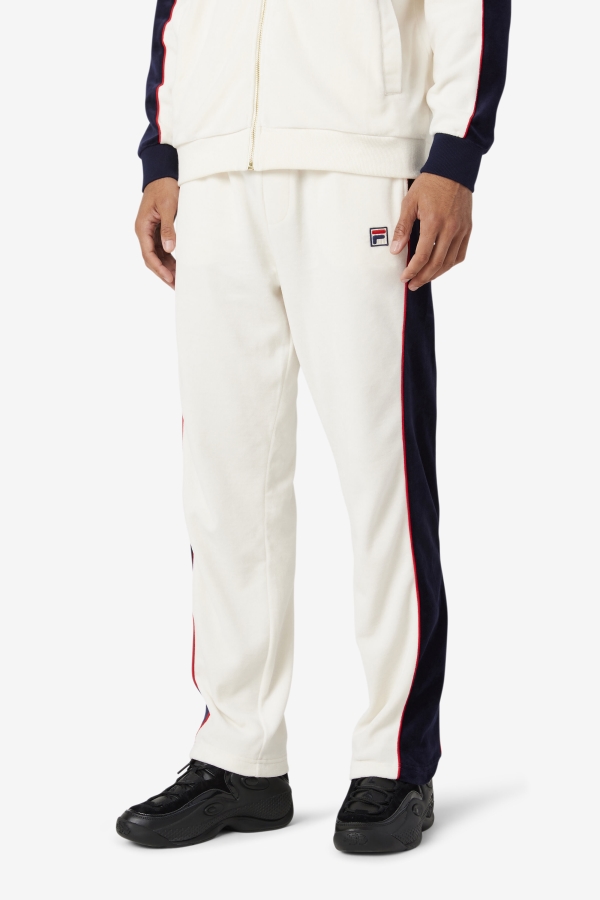 Cima Velour Pant Fila Gardenia-Red-Peacoat