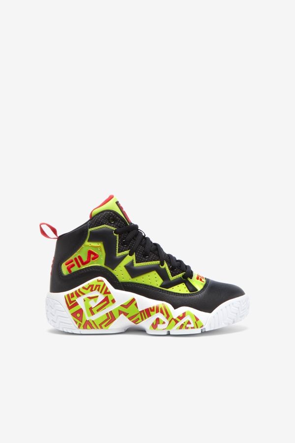 Fila Big Kids' Mb Night Walk Red-Lime Punch-Black