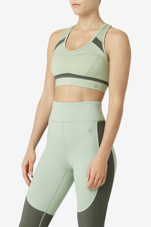 Fila Uplift Racerback Sports Bra Basil-Thyme
