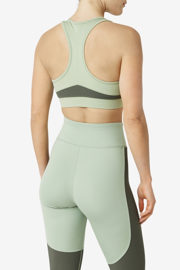 Fila Uplift Racerback Sports Bra Basil-Thyme