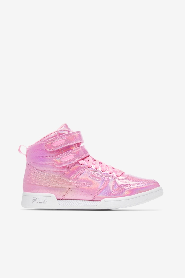 Women's F-14 Iridescent Snake Cotton Candy-White Fila